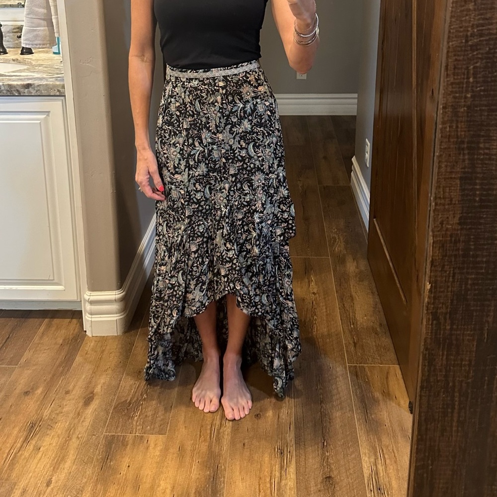 Ba&sh asymmetrical maxi skirt